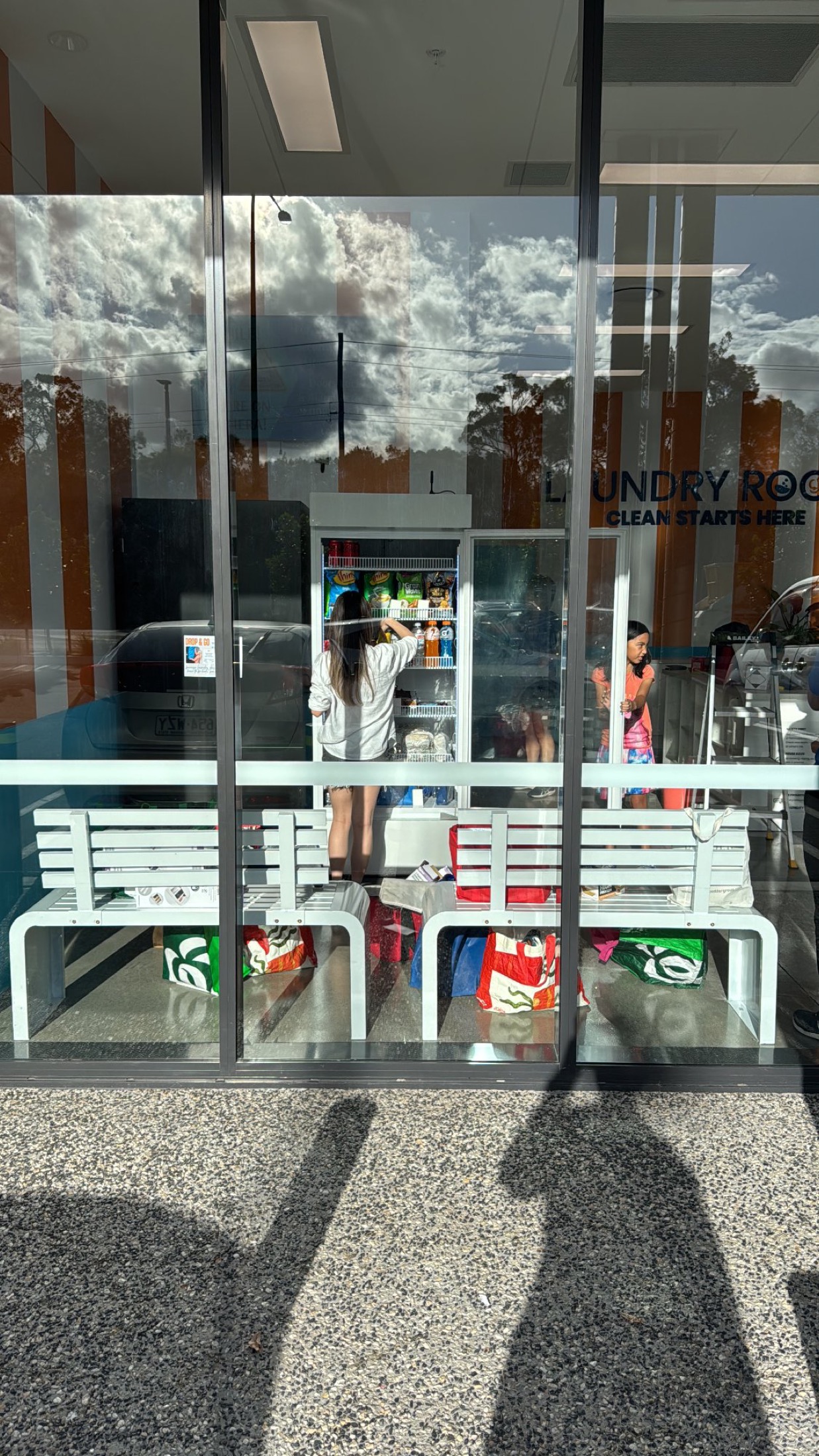 Smart vending cabinet installed in a partner location
